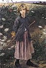 Jules Bastien-Lepage Young Girl painting